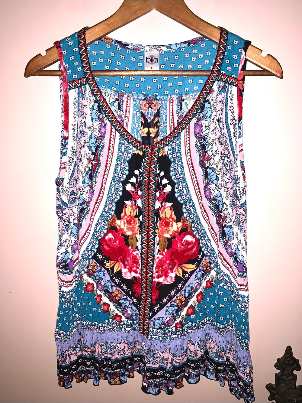Bila Multicolor Bohemian Tank Top